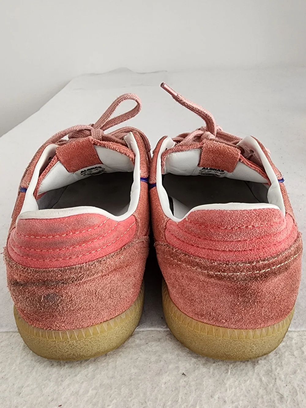 ALOHAS Pink Suede Low Top Sneakers Women US 6.5 / EU 37 Casual Retro Streetwear